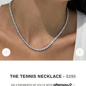 NEW Stunning The M Jewelers Tennis Necklace